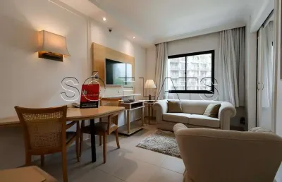 Flat com 30m² totalmente mobiliado à venda no  jardim paulista.