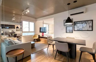Residencial geo berrini, apto disponível para venda com 61m², 01 dormitório e 01 vaga de garagem