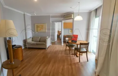 Quality bela cintra, apto disponível para locação contentado 48m², 1 dormitório e 1 vaga.