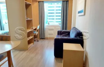 Paulista classic, apto disponível para locação contendo 28m², 1 dormitório e 1 vaga de garagem.