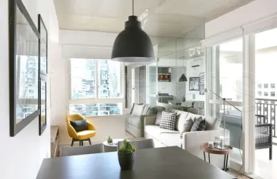 Residencial geo berrini, disponível para locação contendo 63m², 1 dormitório e 1 vaga de garagem.
