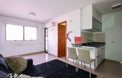 Apartamento residencial electra com 30m², 1 dormitório e 1 vaga, para locação no campo belo.