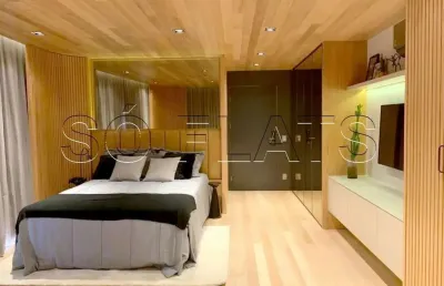 Pininfarina, apartamento de alto padrão disponível para locação com 49m², 1 dormitório e 2 vagas.