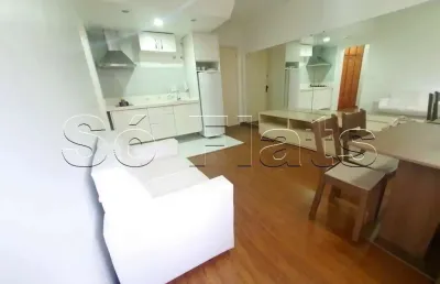 Flat paulistânia disponível para venda com 44m², 01 dorm e 01 vaga