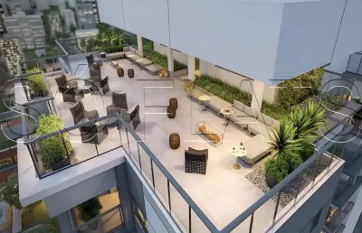 Residencial hub brooklin, apartamento disponível para venda com 48m², 1 dormitório e 1 vaga