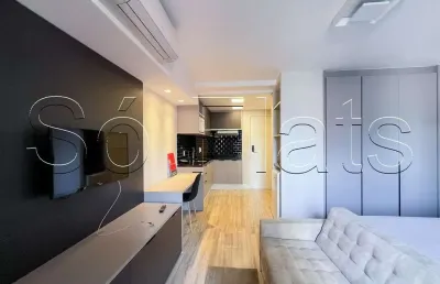 Notting hill, studio contendo 34m², 1 dormitório e 1 vaga, disponível para locação.