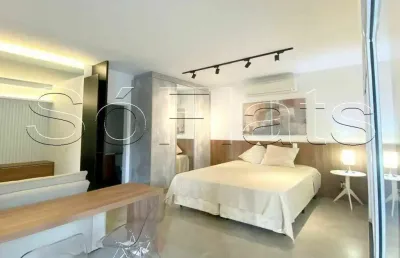 Apto no trix tamboré para locação e inquilinato com 50m² e 1 vaga, disponível para locação.