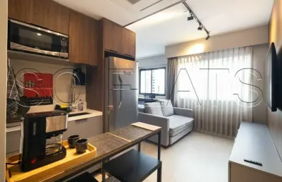 Apto no slaviero moema disponível para locação com 26m², 01 dormitório e 01 vaga de garagem.