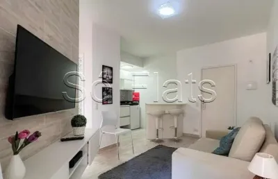 Flat stagium studio disponível para venda com 28m² e 01 vaga de garagem