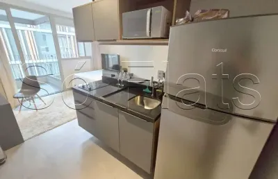 Apto no vn melo alves disponível locação 30m², 1 dormitório no bairro do jardim paulista.