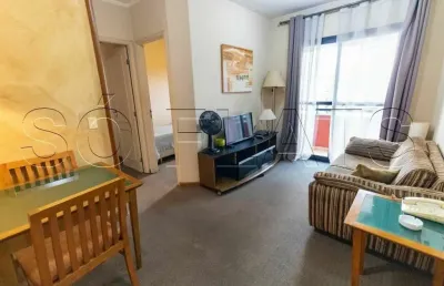 Royal brooklin, apto disponível para locação contendo 43m², 2 dormitórios e 1 vaga.