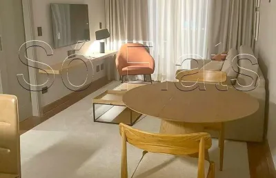 Flat george v itaim disponivel para venda, com 60m², 1 dormitório e 1 vaga de garagem