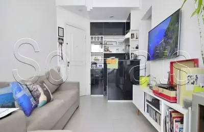 Flat morumbi residence, disponível para venda com 34m², 1 dormitório e 1 vaga de garagem