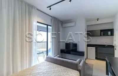 Vn novo higienópolis, studio disponível para venda com 33m²