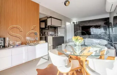 Flat contemporâneo, disponível para venda com 42m², 01 dorm e 01 vaga