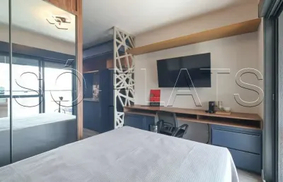Apto no haus mitre brooklin, disponível para locação com 26m², 1 dormitório e mobiliado.