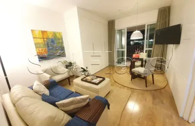 Lindíssimo flat ao estilo garden com aproximadamente 70 m² de área útil com requinte nos serviços.