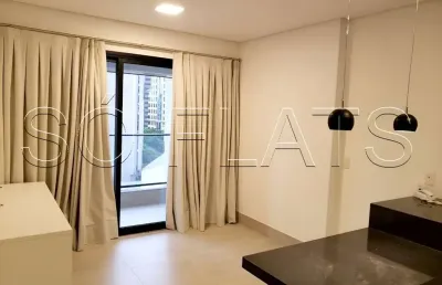 Apartamento disponível para locação no itaim bibi completamente equipado ao lado hospital são luiz.