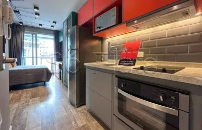 Setin downtown são luís, flat disponível para locação com 22m², 01 dormitório e 01 vaga de garage.