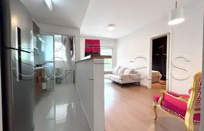 Flat no ciragan disponível para locação com 55m². 1 dormitório e 1 vaga próximo da avenida paulista.