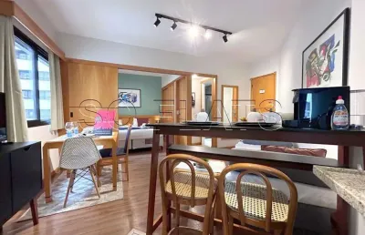 Flat hampton park, disponível para venda com 31m², 1 dormitório e 1 vaga de garagem