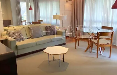 George v maria lisboa, flat de alto padrão disponível para locação contendo 66m², 1 dorm e 1 vaga.