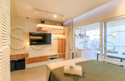 Residencial landing campo belo, studio disponível para venda com 42m², 1 dormitório e 1 vaga