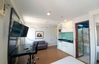 Ótimo flat na vila olímpia prox. da av. santo amaro e faria lima disponível para locação com 1 dorm.
