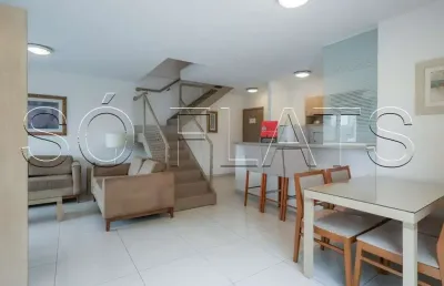 Res home paulista, apartamento duplex disponível para venda com 65m², 2 dormitórios e 2 vagas