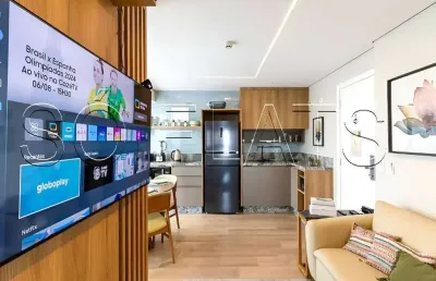 Flat quality bela cintra disponível para venda com 44m², 02 dorms e 01 vaga de garagem