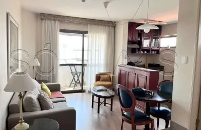 Flat paulista wall street, disponível para venda com 47m², 1 dormitório e 1 vaga