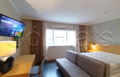 Flat intercity paulista, disponível para venda com 28m², 1 dormitório e 1 vaga