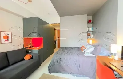 Studio terrae, apto com 24m², disponível para locação em pinheiros.