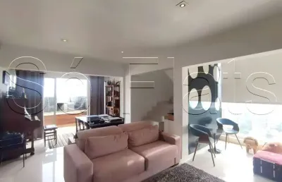 Residencial concetto, apto na cobertura disponível para locação contendo 140m², 2 dorms e 3 vagas.