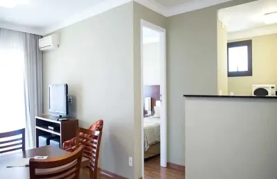 Apartamento de 02 dorms com serviços nos jardins para investimento