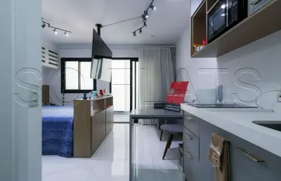 Studio is moema disponível para venda com 25m², 01 dormitório