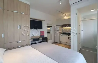 West side, apartamento no modelo studio disponível para venda com 24m² e 1 dormitório