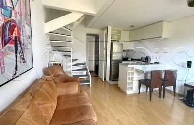 Flat no residencial urbanos duplex com 50m², 1 dormitório 1 vaga de garagem disponível para locação.