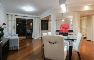 Apto no the sutton house contendo 120m², 3 dormitórios e 2 vagas em moema, disponível para locação.