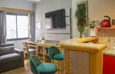 Flat hampton park, disponível para venda com 31m², 1 dormitório e 1 vaga de garagem