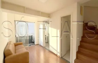 Duplex top tower pinheiros, apartamento disponível para venda com 44m², 1 dormitório e 1 vaga