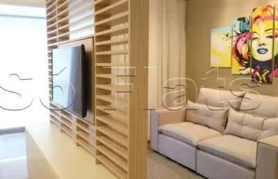Lindo apartamento no brooklin, com 1x dormitório, completo e moderno com ótima localização.