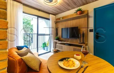 Studio today augusta, apartamento disponível para locação com 40m² e 2 dormitórios.