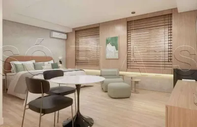 Flat the world disponível com 30,20m², 01 dormitório e 01 vaga de garagem