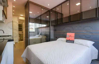 Studio apamas, disponível para locação contendo 28m² e 01 dormitório.