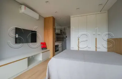 Residencial grand vitrali, apto disponível para locação contendo 25m² e 1 dormitório.