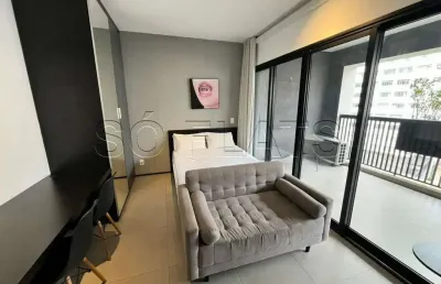 Vn novo higienópolis, flat disponível para locação com 33m² e 1 dormitório.