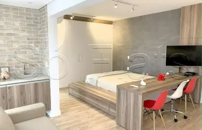 Line up, flat no modelo studio disponível para locação com 35m², 1 dormitório e 1 vaga