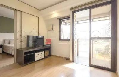 Q.i, disponível para locação 37m², 1 dormitório e 1 vaga, bem localizado em moema.