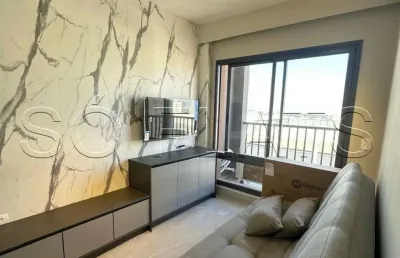 Apartamento disponível para locação em moema com 28m² totalmente mobiliado e decorado